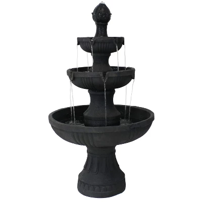 Sunnydaze Decor Sunnydaze 43"H Electric Fiberglass And Resin 3-Tier Flower Blossom Outdoor Water Fountain 10 Sunnydaze Decor Sunnydaze 43"H Electric Fiberglass And Resin 3-Tier Flower Blossom Outdoor Water Fountain - Image 8