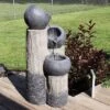 Sunnydaze Decor Sunnydaze Outdoor Solar Powered Polyresin Tiered Cascading Cups Water Fountain With Battery Backup - 29" -Sunnydaze Decor GUEST 0041e3e6 7cd0 4ed7 aea4 1c5e95315205