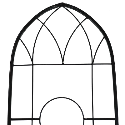 Sunnydaze Decor Sunnydaze 2-Piece Arched Climbing Plants Wall Trellis With Flower Pot Supports 6 Sunnydaze Decor Sunnydaze 2-Piece Arched Climbing Plants Wall Trellis With Flower Pot Supports - Image 4