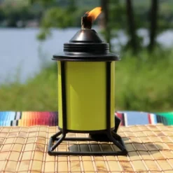 Sunnydaze Decor Sunnydaze Outdoor Metal Patio Deck Poolside Lawn Tabletop Torch Set - Green, Blue, Orange, And Brown -Sunnydaze Decor GUEST 03086262 7286 42c0 bd47 cbe48e77fd1d