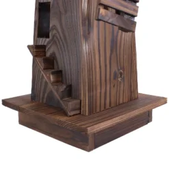 Sunnydaze Decor Sunnydaze Outdoor Wooden Dutch-Inspired Rustic Windmill Lawn And Garden Yard Decorative Statue - 34" -Sunnydaze Decor GUEST 0468fb69 d63a 4c1f b5a2 14ef87d7d54a