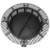 Sunnydaze Decor Sunnydaze Outdoor Camping Or Backyard Steel Diamond Weave Fire Pit Bowl With Spark Screen - 40" - Black -Sunnydaze Decor GUEST 04ce54cb 0b56 41d2 b6f5 c2f12b2a52cf