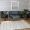 Sunnydaze Decor Sunnydaze Outdoor Dunmore Patio Conversation Furniture Set With Loveseat, Chairs, And Table - 4pc -Sunnydaze Decor GUEST 07bf5f1c 2505 446b bf47 6c9117ec1d67