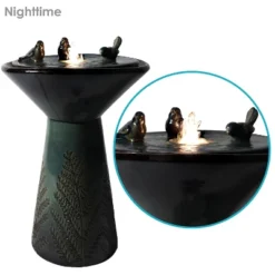 Sunnydaze Decor Sunnydaze Gathering Birds Ceramic Outdoor Fountain With LED Lights 12 Sunnydaze Decor Sunnydaze Gathering Birds Ceramic Outdoor Fountain With LED Lights -Sunnydaze Decor GUEST 0bbfeaf6 06d8 4136 9f50 6d39b69ac35f