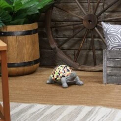 Sunnydaze Decor Sunnydaze 10.5" Mildred The Magnanimous Mosaic Polystone Turtle Statue With Hand-Painted Shell 15 Sunnydaze Decor Sunnydaze 10.5" Mildred The Magnanimous Mosaic Polystone Turtle Statue With Hand-Painted Shell -Sunnydaze Decor GUEST 0c0b4eef d615 4c1d a9c1 aa2b66edf5e3