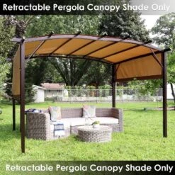 Sunnydaze Decor Sunnydaze 9 X 12 Polyester Retractable Pergola Canopy Shade 12 Sunnydaze Decor Sunnydaze 9 X 12 Polyester Retractable Pergola Canopy Shade -Sunnydaze Decor GUEST 0ca8e33d 0eb6 477a 9283 51f43cf724a1