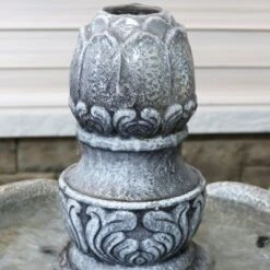 Sunnydaze Decor Sunnydaze 50"H Electric Fiberglass Reinforced Concrete 2-Tier French Garden Design Outdoor Water Fountain, Dusty Gray 16 Sunnydaze Decor Sunnydaze 50"H Electric Fiberglass Reinforced Concrete 2-Tier French Garden Design Outdoor Water Fountain, Dusty Gray -Sunnydaze Decor GUEST 0d45e4ae b482 4fe5 8f3c bb3de5278cb8
