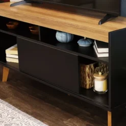 Sunnydaze Decor Sunnydaze Indoor Mid-Century Modern TV Stand Console With Storage Cabinet And Shelves For 58" TV -Sunnydaze Decor GUEST 0d69c2ed cdea 4608 8cd2 8e97f04ce90d