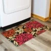 Sunnydaze Decor Sunnydaze Indoor Rubber And Polypropylene Nonslip Entryway Laundry Room Floor Mat Rug - 17" X 29" - Autumnal Floral -Sunnydaze Decor GUEST 0db621c4 96e4 4af6 9ee2 c7918ca01ef9