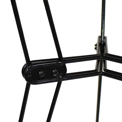 Sunnydaze Decor Sunnydaze Indoor Modern Furniture Steel Wire Bar Table With Faux Woodgrain Tabletop - Brown 8 Sunnydaze Decor Sunnydaze Indoor Modern Furniture Steel Wire Bar Table With Faux Woodgrain Tabletop - Brown - Image 6