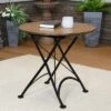 Sunnydaze Decor Sunnydaze Indoor/Outdoor Chestnut Wood Portable Folding Round Patio Bistro Table - 32" - Brown 2 Sunnydaze Decor Sunnydaze Indoor/Outdoor Chestnut Wood Portable Folding Round Patio Bistro Table - 32" - Brown -Sunnydaze Decor GUEST 0dc1e1ee b71d 4bb5 9fc2 63432ec46f50