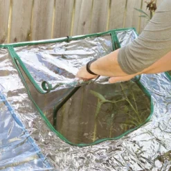 Sunnydaze Decor Sunnydaze Outdoor Portable Plant Shelter Mini Greenhouse With Double Zipper Doors And Cover - Clear -Sunnydaze Decor GUEST 1404f3fb 6dde 423a a367 26bc59851c61