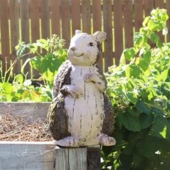 Sunnydaze Decor Sunnydaze Silas The Woodland Squirrel Statue - Indoor/Outdoor Decorative Figurine - 13.5" -Sunnydaze Decor GUEST 15236b44 6ed0 4bf1 9071 137e26b950b4