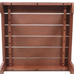 Sunnydaze Decor Sunnydaze Outdoor Meranti Wood With Mahogany Teak Oil Finish Square Wooden Patio Table - 23.75" - Brown -Sunnydaze Decor GUEST 17ec6e20 d6f1 48b3 80b0 4ac886e2c6a4