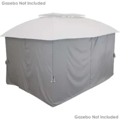Sunnydaze Decor Sunnydaze Gazebo 4-Piece Polyester Sidewall Set For 10' X 13' Soft Top Rectangle Patio Gazebo - 125" W X 77" H 14 Sunnydaze Decor Sunnydaze Gazebo 4-Piece Polyester Sidewall Set For 10' X 13' Soft Top Rectangle Patio Gazebo - 125" W X 77" H -Sunnydaze Decor GUEST 18253977 8f61 437d 8e47 5a8bcae6c8bd