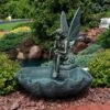 Sunnydaze Decor Sunnydaze 30"H Electric Fiberglass Fairy Shell Outdoor Water Fountain -Sunnydaze Decor GUEST 1ad89531 8a00 489d 8173 2ef154269236