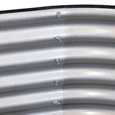 Sunnydaze Decor Sunnydaze Large Oval Steel Raised Garden Bed - Stand-Up Height - 79" W X 32" H 4 Sunnydaze Decor Sunnydaze Large Oval Steel Raised Garden Bed - Stand-Up Height - 79" W X 32" H - Image 2