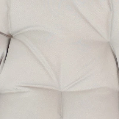 Sunnydaze Decor Sunnydaze Outdoor Resin Wicker Patio Phoebe Hanging Basket Egg Chair Swing With Cushions And Headrest- 2pc 5 Sunnydaze Decor Sunnydaze Outdoor Resin Wicker Patio Phoebe Hanging Basket Egg Chair Swing With Cushions And Headrest- 2pc - Image 3