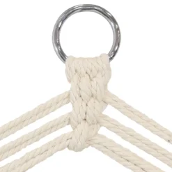 Sunnydaze Decor Sunnydaze Outdoor Printed Polycotton Fabric Hammock Chair With Armrests And Hardwood Spreader Bar - 300 Lb Capacity - Natural 14 Sunnydaze Decor Sunnydaze Outdoor Printed Polycotton Fabric Hammock Chair With Armrests And Hardwood Spreader Bar - 300 Lb Capacity - Natural -Sunnydaze Decor GUEST 20587c3d 1f7c 4133 a0fe 428952d87c0f 1