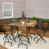 Sunnydaze Decor Sunnydaze Indoor/Outdoor Essential Chestnut Wood Folding Patio Table And Chairs Set - Brown - 7pc 2 Sunnydaze Decor Sunnydaze Indoor/Outdoor Essential Chestnut Wood Folding Patio Table And Chairs Set - Brown - 7pc -Sunnydaze Decor GUEST 21065a4b f49f 4d5f b3d5 5332652372fa