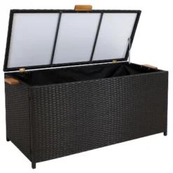 Sunnydaze Decor Sunnydaze 75 Gallon Indoor/Outdoor Acacia Wood And Resin Wicker Storage Deck Box With Hinged Lid 18 Sunnydaze Decor Sunnydaze 75 Gallon Indoor/Outdoor Acacia Wood And Resin Wicker Storage Deck Box With Hinged Lid -Sunnydaze Decor GUEST 211391f7 2bc3 4866 87dc e66fd36b2410
