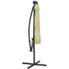 Sunnydaze Decor Sunnydaze Outdoor Steel Cantilever Offset Patio Umbrella With Solar LED Lights, Air Vent, Crank, And Base - 9' -Sunnydaze Decor GUEST 233dd3c5 562d 4645 b07f ce2862c33368