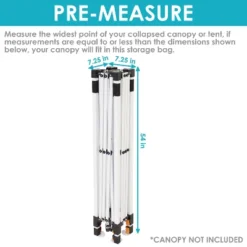 Sunnydaze Decor Sunnydaze Standard Pop-Up Canopy 120D Polyester Carrying Bag - Black -Sunnydaze Decor GUEST 234f3257 504e 43c3 bbce 7b9a92aad019