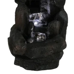 Sunnydaze Decor Sunnydaze Outdoor Solar Powered Rock Falls Water Fountain With Battery Backup, Submersible Pump, And LED Lights - 22" 12 Sunnydaze Decor Sunnydaze Outdoor Solar Powered Rock Falls Water Fountain With Battery Backup, Submersible Pump, And LED Lights - 22" -Sunnydaze Decor GUEST 2470745f 6e69 46f9 b3e7 afd0f5986530