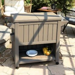 Sunnydaze Decor Sunnydaze Rolling Patio Serving Cart With Prep Table, Cooler And Storage 17 Sunnydaze Decor Sunnydaze Rolling Patio Serving Cart With Prep Table, Cooler And Storage -Sunnydaze Decor GUEST 26f0a31a 5d3b 42c8 b823 bb41cd3fb5c3