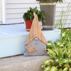 Sunnydaze Decor Sunnydaze Basil The Gardening Gnome Statue - Indoor/Outdoor Decorative Figurine - 18" -Sunnydaze Decor GUEST 2a5fc28b 4f71 4489 aa8b 14bdb1ac7e06