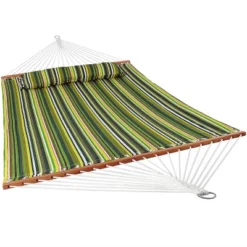 Sunnydaze Decor Sunnydaze Two-Person Quilted Fabric Hammock With Spreader Bars - 450 Lb Weight Capacity 24 Sunnydaze Decor Sunnydaze Two-Person Quilted Fabric Hammock With Spreader Bars - 450 Lb Weight Capacity -Sunnydaze Decor GUEST 2bdfd0f9 2181 4818 b666 1ff88ab2eb1a