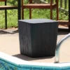 Sunnydaze Decor Sunnydaze Faux Wood Design Outdoor Side Table With Storage - 11.5-Gal. -Sunnydaze Decor GUEST 2c98769d d19e 417b b2d4 a62530b9e321