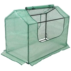 Sunnydaze Decor Sunnydaze Mini Greenhouse With 2 Zippered Side Doors - Green 19 Sunnydaze Decor Sunnydaze Mini Greenhouse With 2 Zippered Side Doors - Green -Sunnydaze Decor GUEST 2d92e3a9 38c0 4fde 8c38 e3027495e545