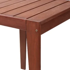 Sunnydaze Decor Sunnydaze Outdoor Meranti Wood With Mahogany Teak Oil Finish Square Wooden Patio Table - 23.75" - Brown -Sunnydaze Decor GUEST 2e7e5692 210c 4536 b01e 9c483b3705c3