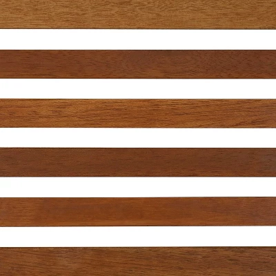 Sunnydaze Decor Sunnydaze Outdoor Meranti Wood With Teak Oil Finish Wooden Folding Patio Bistro Chairs Set - Brown - 2pk 3 Sunnydaze Decor Sunnydaze Outdoor Meranti Wood With Teak Oil Finish Wooden Folding Patio Bistro Chairs Set - Brown - 2pk