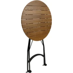 Sunnydaze Decor Sunnydaze Indoor/Outdoor Chestnut Wood Folding Round Patio Tall Bar Height Table - 28" - Brown 8 Sunnydaze Decor Sunnydaze Indoor/Outdoor Chestnut Wood Folding Round Patio Tall Bar Height Table - 28" - Brown -Sunnydaze Decor GUEST 3198874e 07fa 4270 89e4 0b6a1cd3adcf