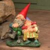 Sunnydaze Decor Sunnydaze Al And Anita On Bench Indoor/Outdoor Lightweight Resin Garden Gnome Couple Outdoor Lawn Statue - 8" H -Sunnydaze Decor GUEST 33698144 e836 4609 9c1a af9fde294bd7