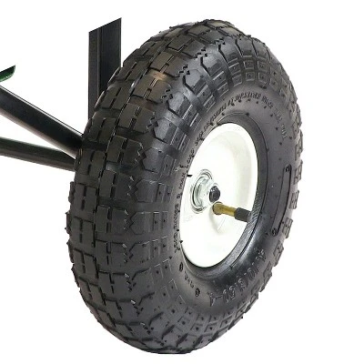 Sunnydaze Decor Sunnydaze Outdoor Lawn And Garden Heavy-Duty Steel Utility Cart With Removable Sides And Weather-Resistant Polyester Liner 6 Sunnydaze Decor Sunnydaze Outdoor Lawn And Garden Heavy-Duty Steel Utility Cart With Removable Sides And Weather-Resistant Polyester Liner - Image 4