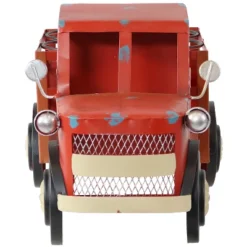 Sunnydaze Decor Sunnydaze Rustic Truck Metal Wine Rack - Red -Sunnydaze Decor GUEST 33e9e1e6 4fae 413d ad11 829589dbea99