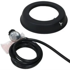 Sunnydaze Decor Sunnydaze Contempo Outdoor Propane Gas Fire Pit Bowl With Weather-Resistant Durable Cover And Lava Rocks - 34" Square -Sunnydaze Decor GUEST 3621c660 2875 40ff 9c4e 74ca5952b78e