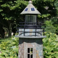 Sunnydaze Decor Sunnydaze Outdoor Backyard Garden Nautical Lighthouse Solar LED Pathlight Statue Figurine - 35" - Brick 14 Sunnydaze Decor Sunnydaze Outdoor Backyard Garden Nautical Lighthouse Solar LED Pathlight Statue Figurine - 35" - Brick -Sunnydaze Decor GUEST 3751b170 31fc 4528 928b 9b10db33a890