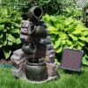 Sunnydaze Decor Sunnydaze Outdoor Polyresin Crumbling Bricks And Pots Solar Cascading Water Fountain With LED Lights And Battery Backup - 27" 1 Sunnydaze Decor Sunnydaze Outdoor Polyresin Crumbling Bricks And Pots Solar Cascading Water Fountain With LED Lights And Battery Backup - 27" -Sunnydaze Decor GUEST 38199d5c 5318 476d abaf 8bcac9c84660