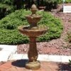 Sunnydaze Decor Sunnydaze 38"H Electric Resin 2-Tier Blooming Flower Outdoor Water Feature -Sunnydaze Decor GUEST 3902e13a 7345 4f51 9232 396a74889685