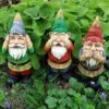 Sunnydaze Decor Sunnydaze Three Wise Garden Gnomes Hear, Speak, See No Evil Indoor/Outdoor Lawn Statue Set - 12" H - 3-Piece Set -Sunnydaze Decor GUEST 39a80f9d 58ba 41d3 9cdc 8d411fd92b7e
