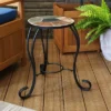 Sunnydaze Decor Sunnydaze Indoor/Outdoor Steel Frame Decorative Slate Tile Top Side Table - 12" 2 Sunnydaze Decor Sunnydaze Indoor/Outdoor Steel Frame Decorative Slate Tile Top Side Table - 12" -Sunnydaze Decor GUEST 3b71bc9a 22be 48a1 88b9 556166ff71cd