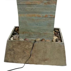 Sunnydaze Decor Sunnydaze 49"H Electric Spiraling Slate Outdoor Water Fountain With LED Lights 14 Sunnydaze Decor Sunnydaze 49"H Electric Spiraling Slate Outdoor Water Fountain With LED Lights -Sunnydaze Decor GUEST 3c0c07a6 560c 4fa5 ad23 284be10ef60d