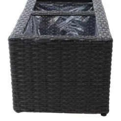 Sunnydaze Decor Sunnydaze 2-Section Rectangle Polyrattan Indoor Planters - 21.5" W X 11.5" D X 9.25" H - 2-Pack 16 Sunnydaze Decor Sunnydaze 2-Section Rectangle Polyrattan Indoor Planters - 21.5" W X 11.5" D X 9.25" H - 2-Pack -Sunnydaze Decor GUEST 3c5d6f4d daa1 4e26 aa70 b23bc841da3e