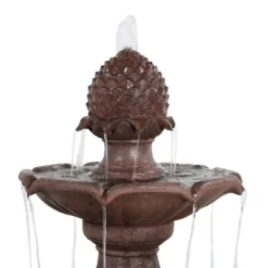 Sunnydaze Decor Sunnydaze 38"H Electric Polyresin And Fiberglass 2-Tier Curved Plinth Outdoor Water Fountain -Sunnydaze Decor GUEST 3e105a3e d4c7 49b8 b0f5 54a170e7eeb5