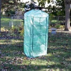 Sunnydaze Decor Sunnydaze Outdoor Portable Growing Rack 4-Tier Greenhouse With Roll-Up Door - 4 Shelves - Green 15 Sunnydaze Decor Sunnydaze Outdoor Portable Growing Rack 4-Tier Greenhouse With Roll-Up Door - 4 Shelves - Green -Sunnydaze Decor GUEST 41250260 e039 4fb9 85c4 e82241ccdc30