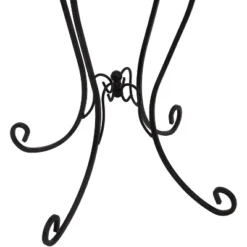 Sunnydaze Decor Sunnydaze Outdoor Graceful Curved Steel Gazing Globe Stand - 18.25" - Black -Sunnydaze Decor GUEST 435bffd4 2bc0 442c 8db2 7c89b380717b